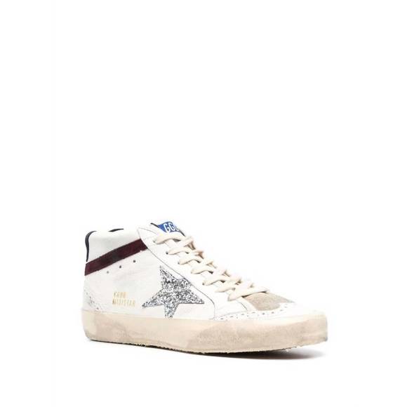 NEW GOLDEN GOOSE women's mid star nappa upper toe and spur glitter star suede wa - Picture 1 of 4
